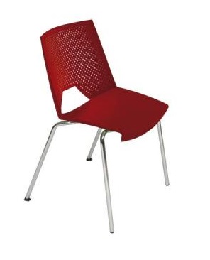 Cadeira para hotel strike cromo  Ref.9021